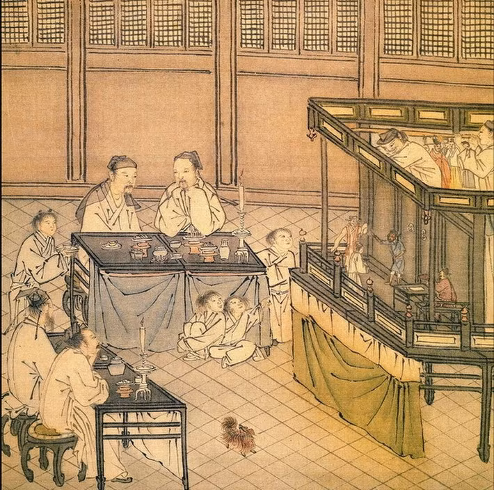 Trong tác phẩm Liezi, nghệ nhân Yan Shi được kể là đã tạo ra một hình nhân cơ khí biết múa hát và biểu diễn trước vua King Mu of Zhou.