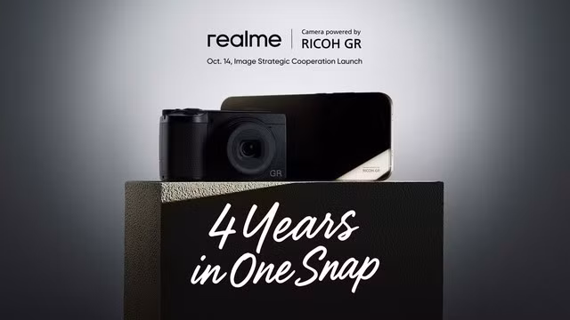 Realme công bố hợp tác cùng Ricoh - Ảnh: realme
