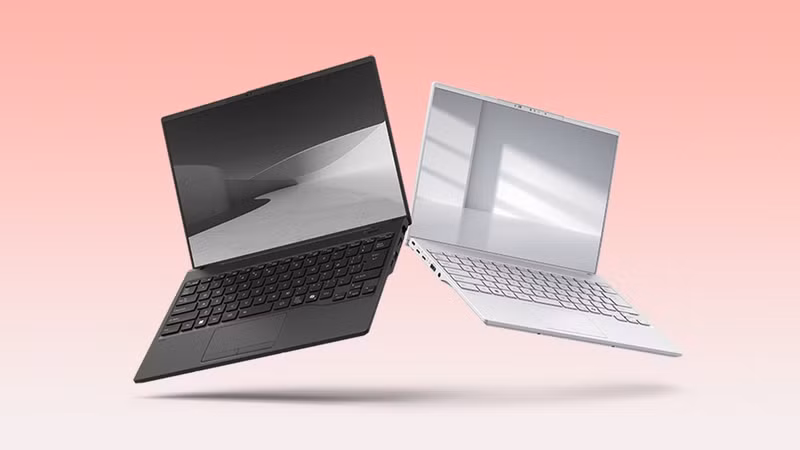 Laptop AI Fujitsu MV Note U UX-L3 14 inch nhẹ nhất thế giới