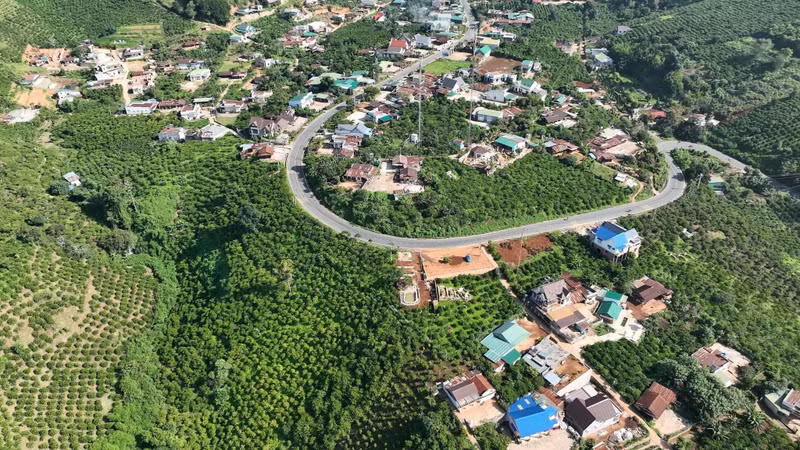Một góc xã Phú Sơn Lâm Hà.