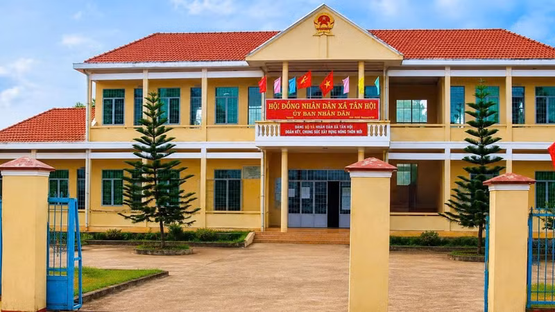 UBND xã Tân Hội.