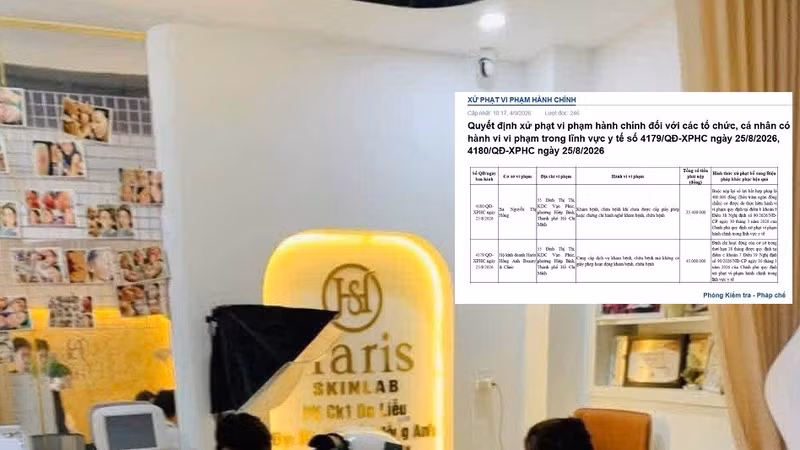TP HCM xử phạt 2 cơ sở y tế 80,4 triệu đồng, đình chỉ hoạt động 18 tháng