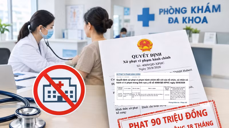 Xử phạt Công ty Haberi 90 triệu đồng, đình chỉ hoạt động 18 tháng