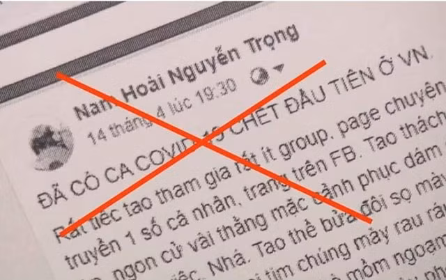Tạm giữ hình sự người đàn ông hoang tin Việt Nam có người chết vì Covid-19 - Hình 2 Tam giu hinh su nguoi dan ong hoang tin Viet Nam co nguoi chet vi Covid-19-Hinh-2