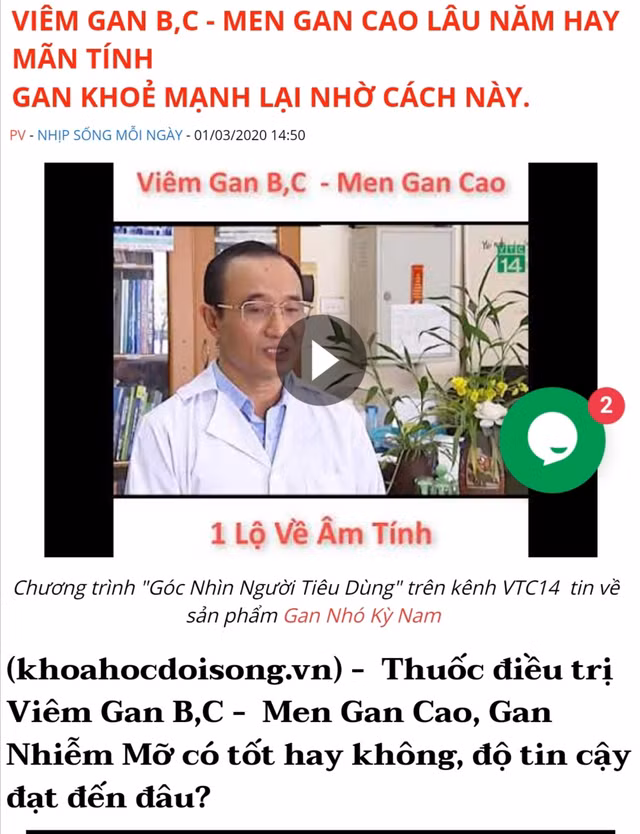 Sản phẩm Gan Nhó Kỳ Nam: Lợi dụng hình ảnh hàng loạt y bác sỹ quảng cáo như thuốc chữa bệnh San pham Gan Nho Ky Nam: Loi dung hinh anh hang loat y bac sy quang cao nhu thuoc chua benh