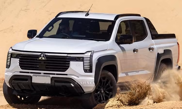 Mitsubishi Triton facelift sẽ đẹp như Pajero mới, động cơ diesel tăng áp 