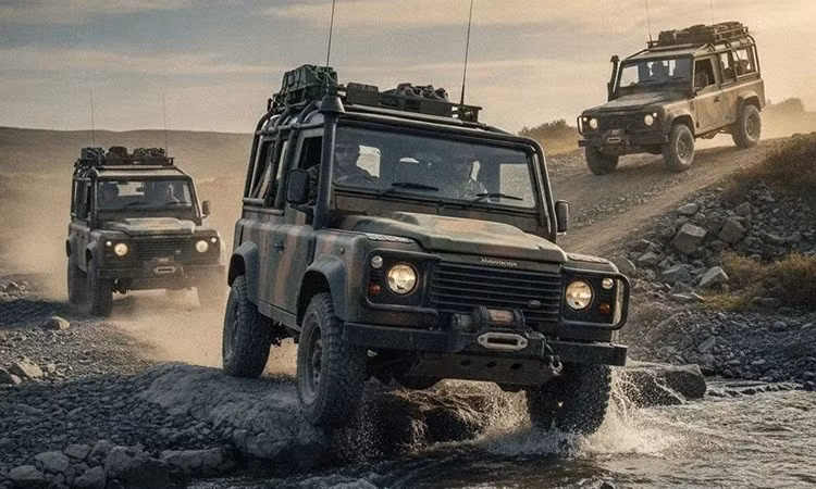 [GALLERY] Land Rover Defender Wolf Series II mới - SUV dành riêng cho quân sự