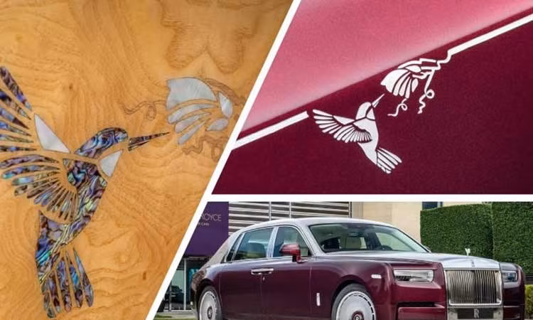 Chi tiết Rolls-Royce Phantom Hummingbird độc nhất khảm vỏ bào ngư