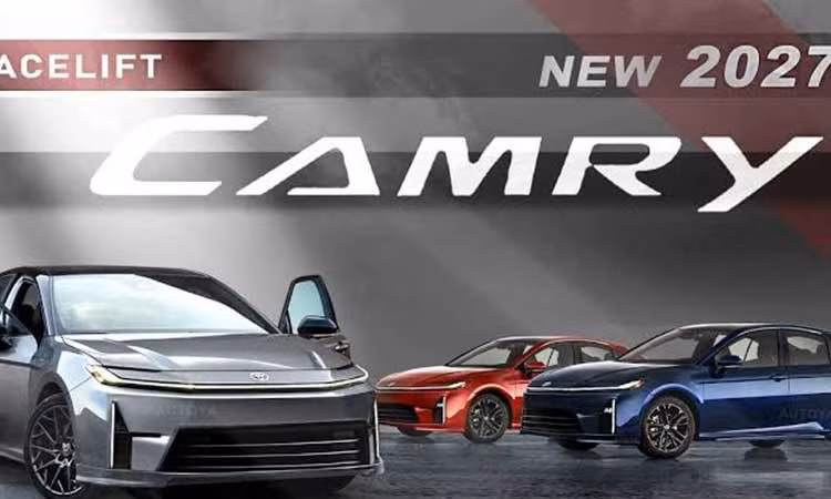 Toyota Camry facelift 2027 lộ diện, tinh chỉnh thiết kế thực dụng hơn