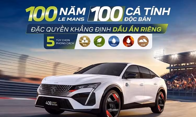 Peugeot 408 Sport Edition giới hạn 100 xe, từ 1,039 tỷ tại Việt Nam