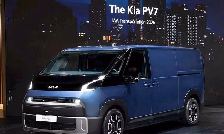 Kia PV7 vừa ra mắt - xe điện thương mại "đối thủ" của Ford Transit