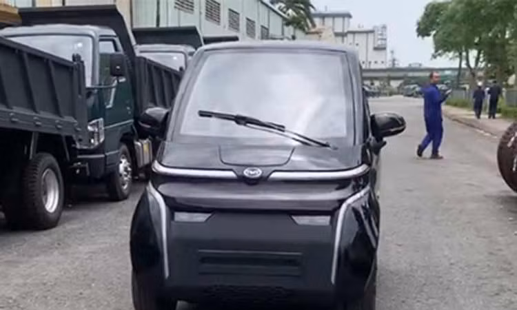 Ôtô điện mini Nano S05 rẻ ngang xe ga Honda SH chạy thử tại Việt Nam