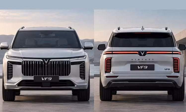 VinFast VF9 facelift lộ diện - tinh chỉnh diện mạo, gia tăng kích thước