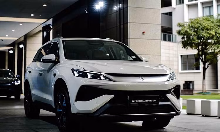 [GALLERY] BYD Sealion 5 lộ diện không che tại Hà Nội, đối thủ mới của Mazda CX-5 