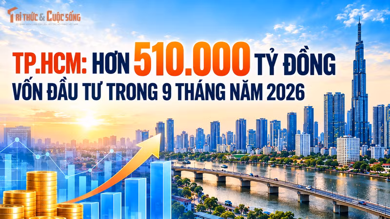 [INFOGRAPHIC] TP.HCM huy động hơn 510.000 tỷ đồng vốn đầu tư trong 9 tháng