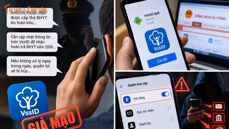 Thủ đoạn lừa đảo qua điện thoại và Zalo giả mạo hệ thống BHXH