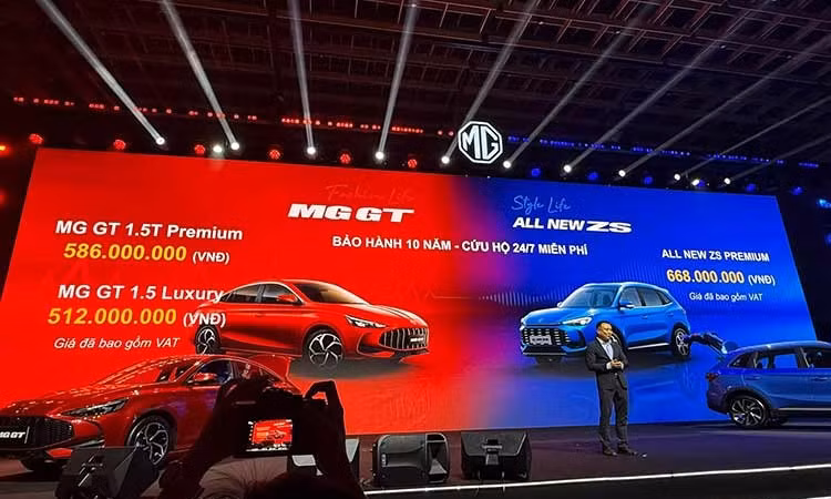 Mục sở thị MG ZS 2026 từ 668 triệu tại Việt Nam, thêm Hybrid và ADAS mới