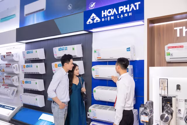 Hoa Phat bao san luong dieu hoa tang 50% sau 6 thang