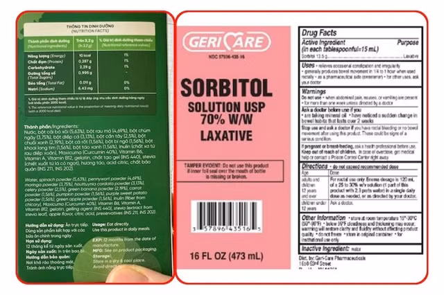 Kẹo rau củ KERA chứa tới 33% Sobiton gây hại sức khỏe - Hình 3 Keo rau cu KERA chua toi 33% Sobiton gay hai suc khoe-Hinh-3