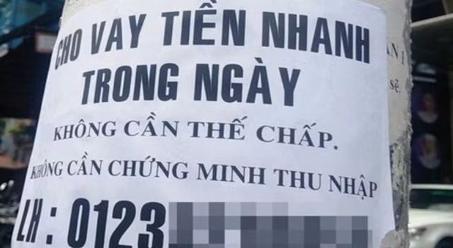 Bộ Công an cảnh báo biến tướng tín dụng đen lãi suất "khủng" 1.600%/năm Bo Cong an canh bao bien tuong tin dung den lai suat