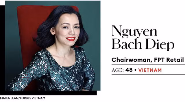 'Nu doanh nhan quyen luc chau A' Nguyen Bach Diep 'thang tram' cung FPT Retail nhu the nao?