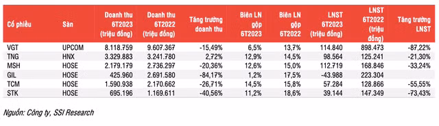Ngành dệt may: Đơn đặt hàng cải thiện từ quý 4/2023, lợi nhuận sẽ tăng trưởng dương Nganh det may: Don dat hang cai thien tu quy 4/2023, loi nhuan se tang truong duong