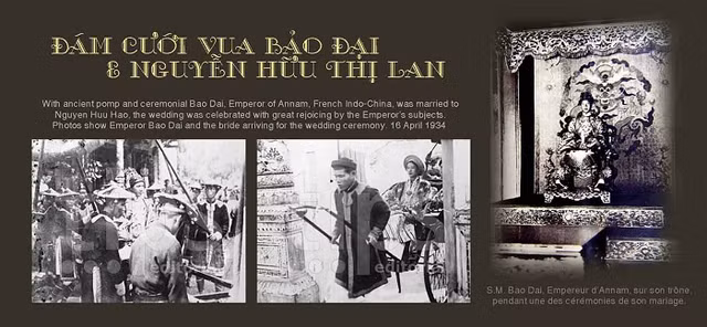 Thú vị ảnh cưới đặc biệt của vua Bảo Đại và Hoàng hậu Nam Phương - Hình 10 Thu vi anh cuoi dac biet cua vua Bao Dai va Hoang hau Nam Phuong-Hinh-10