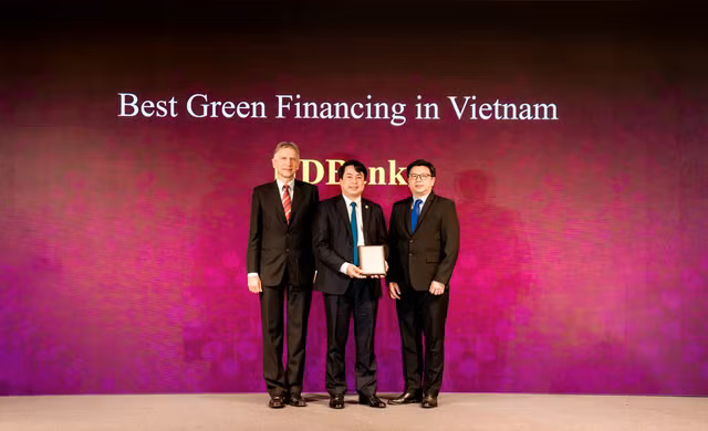 HDBank nhan giai thuong To chuc Tai chinh Xanh tot nhat Viet Nam
