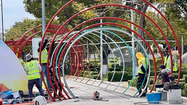 Cty Kiến Trẻ trúng gói thi công Vườn hoa Xuân Ất Tỵ tại Ninh Thuận - Hình 2 Cty Kien Tre trung goi thi cong Vuon hoa Xuan At Ty tai Ninh Thuan-Hinh-2