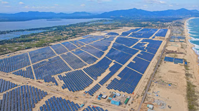 Nha may Nang luong mat troi Phu My 6.200 ty cua BCG Energy hoa luoi dien quoc gia