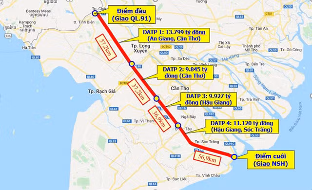 Thu tuong chi dao hoan thanh cao toc Chau Doc – Soc Trang dung han