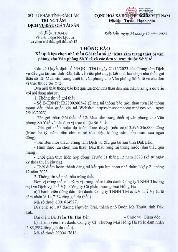 Công ty Thế Vỹ và Trọng Hiếu: Đối tác, đối thủ trúng 2 gói thầu gần 14 tỷ - Hình 2 Cong ty The Vy va Trong Hieu: Doi tac, doi thu trung 2 goi thau gan 14 ty-Hinh-2
