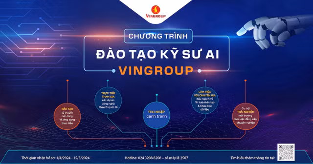 Vinbigdata tuyen sinh chuong trinh dao tao ky su AI mua 5 - 2024