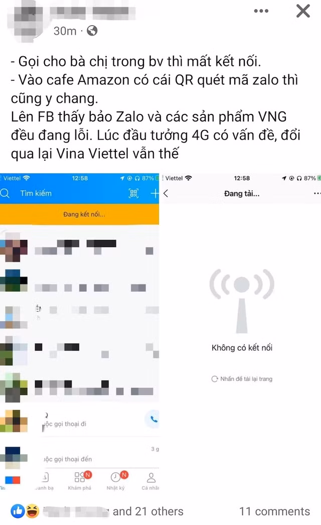 Ứng dụng Zalo bất ngờ sập nhiều giờ, có người mất sạch dữ liệu - Hình 5 Ung dung Zalo bat ngo sap nhieu gio, co nguoi mat sach du lieu-Hinh-5