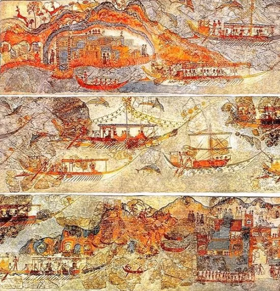 "Xoắn não" những bí ẩn lớn nhất lịch sử tới nay còn bỏ ngỏ - Hình 5 2. Sự sụp đổ của Đế chế Minoan: Trong khi các sử gia ngày càng khám phá thêm nhiều nguyên nhân khiến Đế chế La Mã sụp đổ thì bí ẩn vẫn bao trùm lên sự biến mất của Đế chế Minoan.
